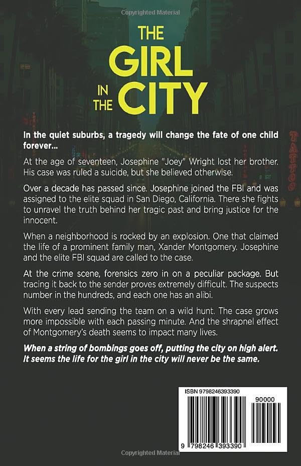 Image of The Girl in the City (Joey Wright FBI Mystery Thriller)