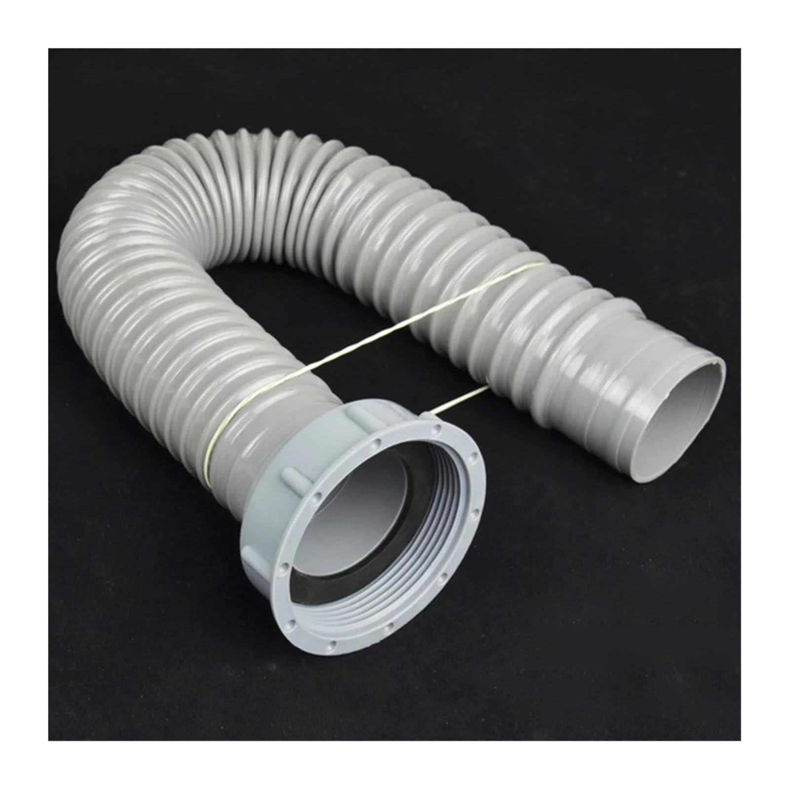 Tubo Di Scarico for Lavatrice, Tubo Flessibile Di Scarico Dell'acqua for Collegamento Diretto O Prolunga, Tubo Di Ricambio for Drenaggio Della Lavatrice(120cm-1PC)