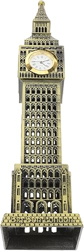 HOLIDYOYO Estatua de Big Ben decorativa de metal Big Ben, modelo de construcción, figura de Londres, recuerdo del Reino Unido, modelo de