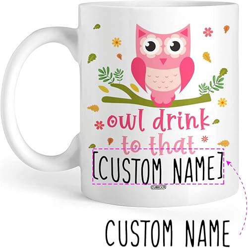 Vista 33 de CUBICER Tazas de café personalizadas con frases divertidas, vasos de hongos barbudos, nombre personalizado, tío de cerámica blanca, novedad, tazas