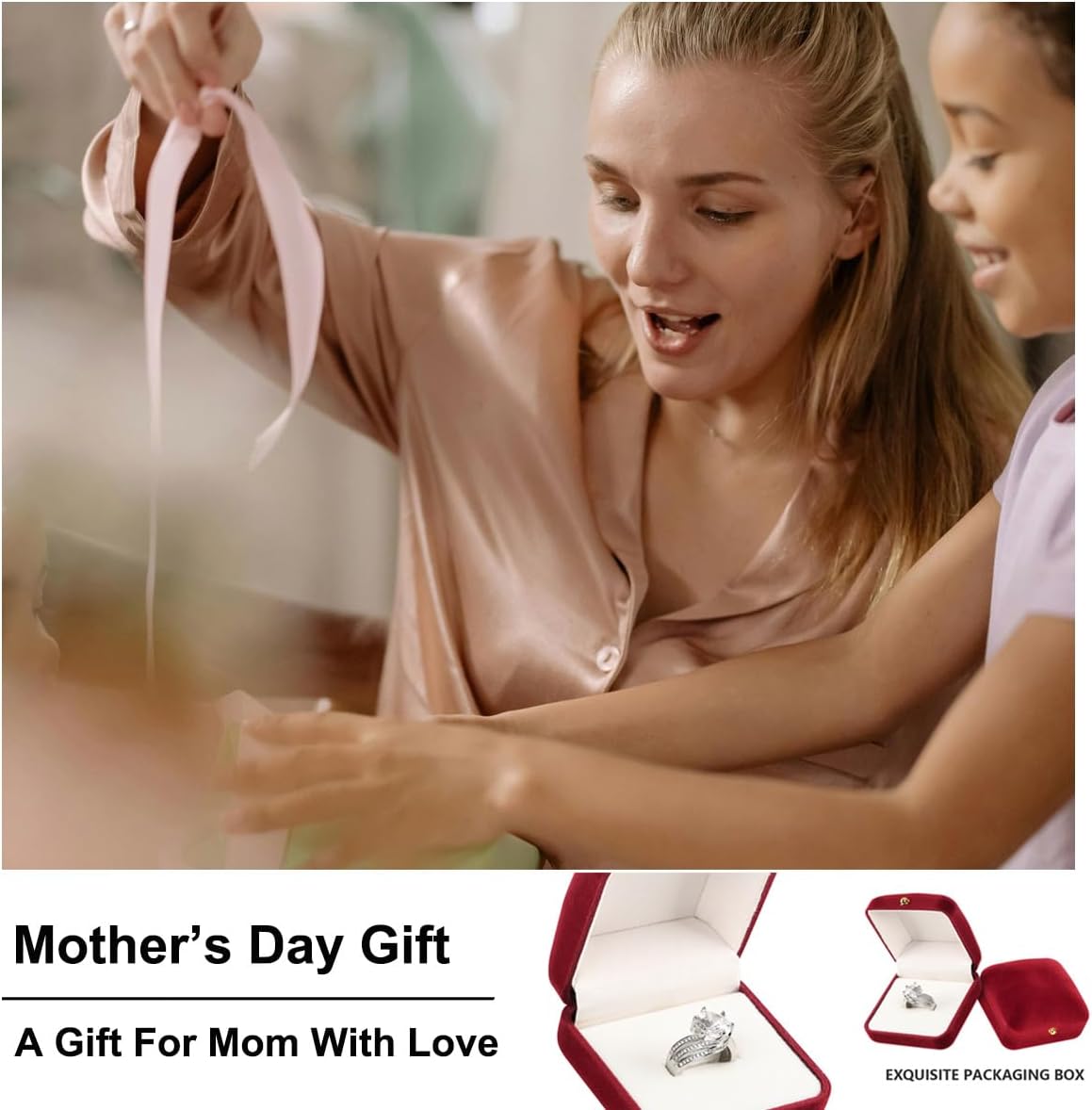 Moissanite Engagement Rings for Women, 5CT Promise Rings for Her with White Gold Platinized Copper, D Color VVS1 Clarity Wedding Band Moissanite Ring