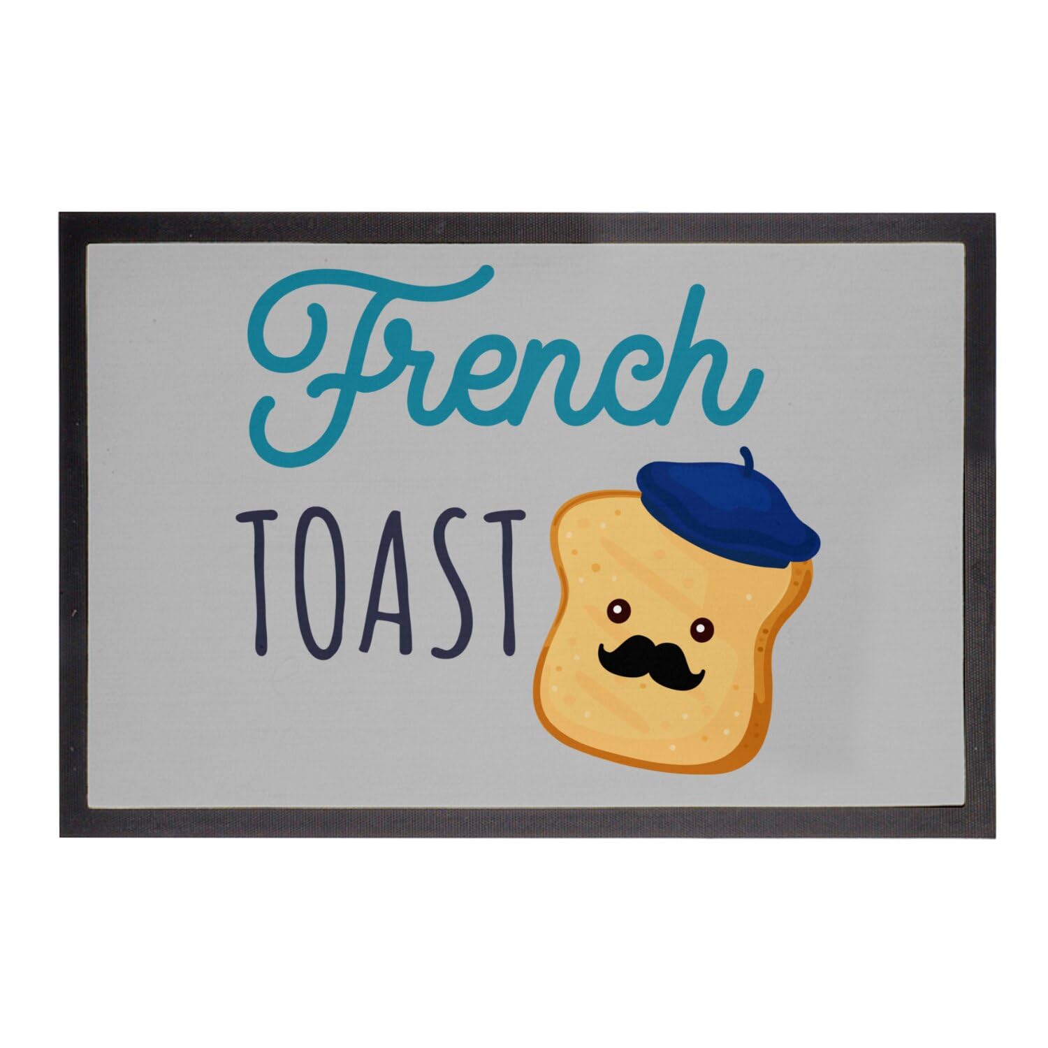 Paillasson gris French Toast idee cadeau cremaillere tapis humour dejeuner