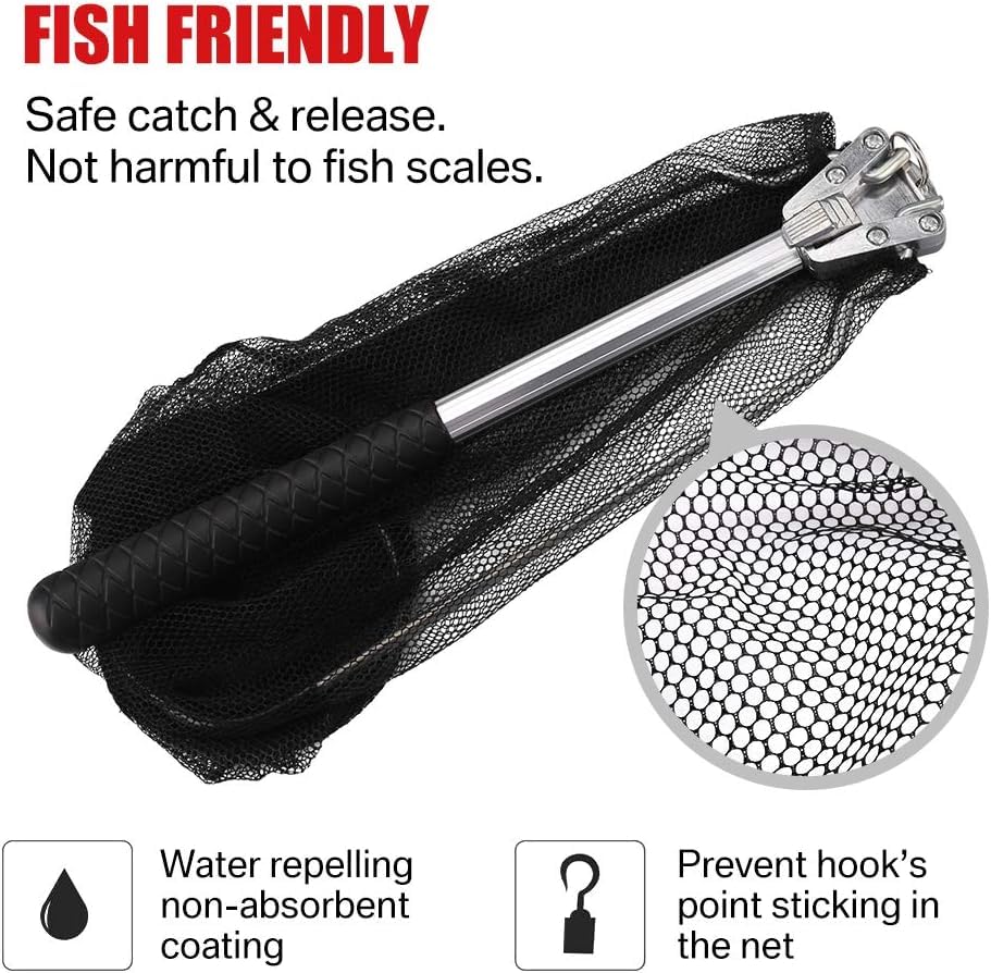 Filet à Poisson Télescopique - Épuisette Pour Étang, Piscine Et Jardin