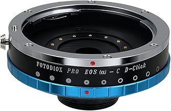 Fotodiox Pro Lens Mount Adapter with Built-in De-Clicked Aperture Iris Canon EOS EF Lens NOT EF-S Lens to C-Mount 1 Screw Mount Cine CCTV Camera Bodies Fotodiox Pro Lens Mount Adapter with Built-in De-Clicked Aperture Iris Canon EOS EF Lens NOT EF-S Lens to C-Mount 1 Screw Mount Cine CCTV Camera Bodies