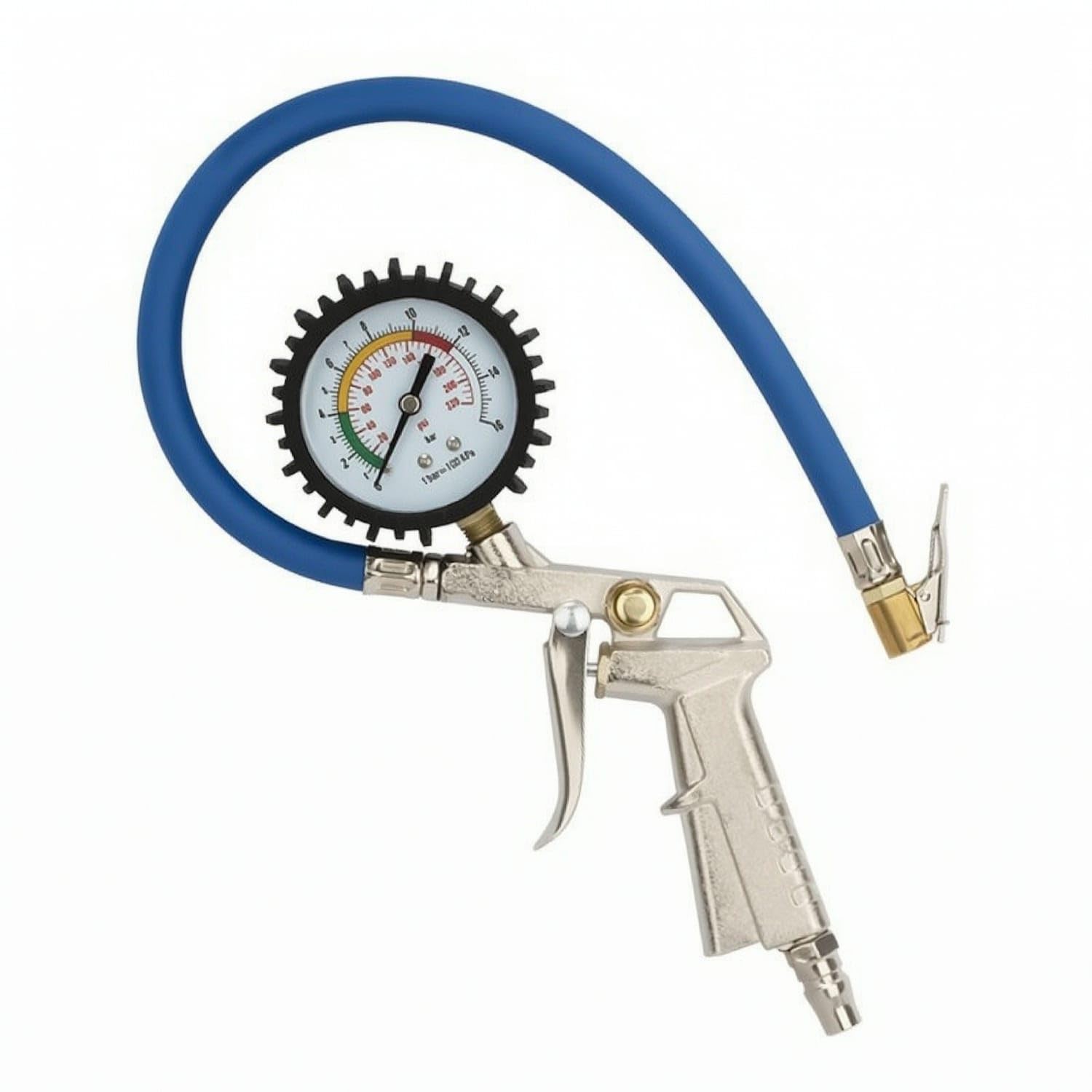 3-in-1 Tire Pressure Gauge with Inflator Analog Tire Inflator with Gauge Handheld Two-functionUnit for Mechanics, Drivers, Garage, Repair Shop, Roadside Emergency, Reinforced Carded-picture-27