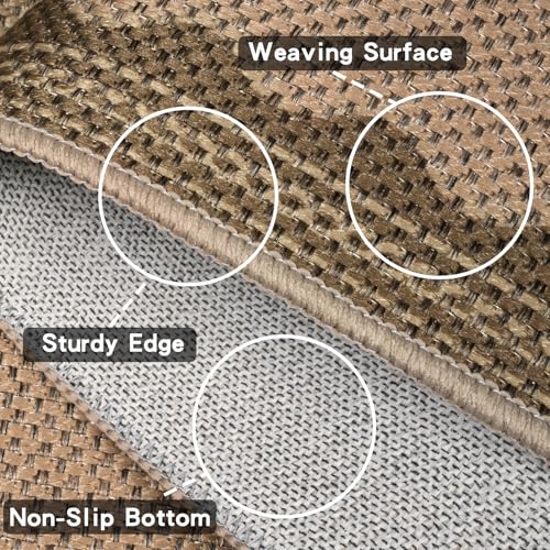 Alfombra de pasillo para cocina y dormitorio lavable de 65 cm 4