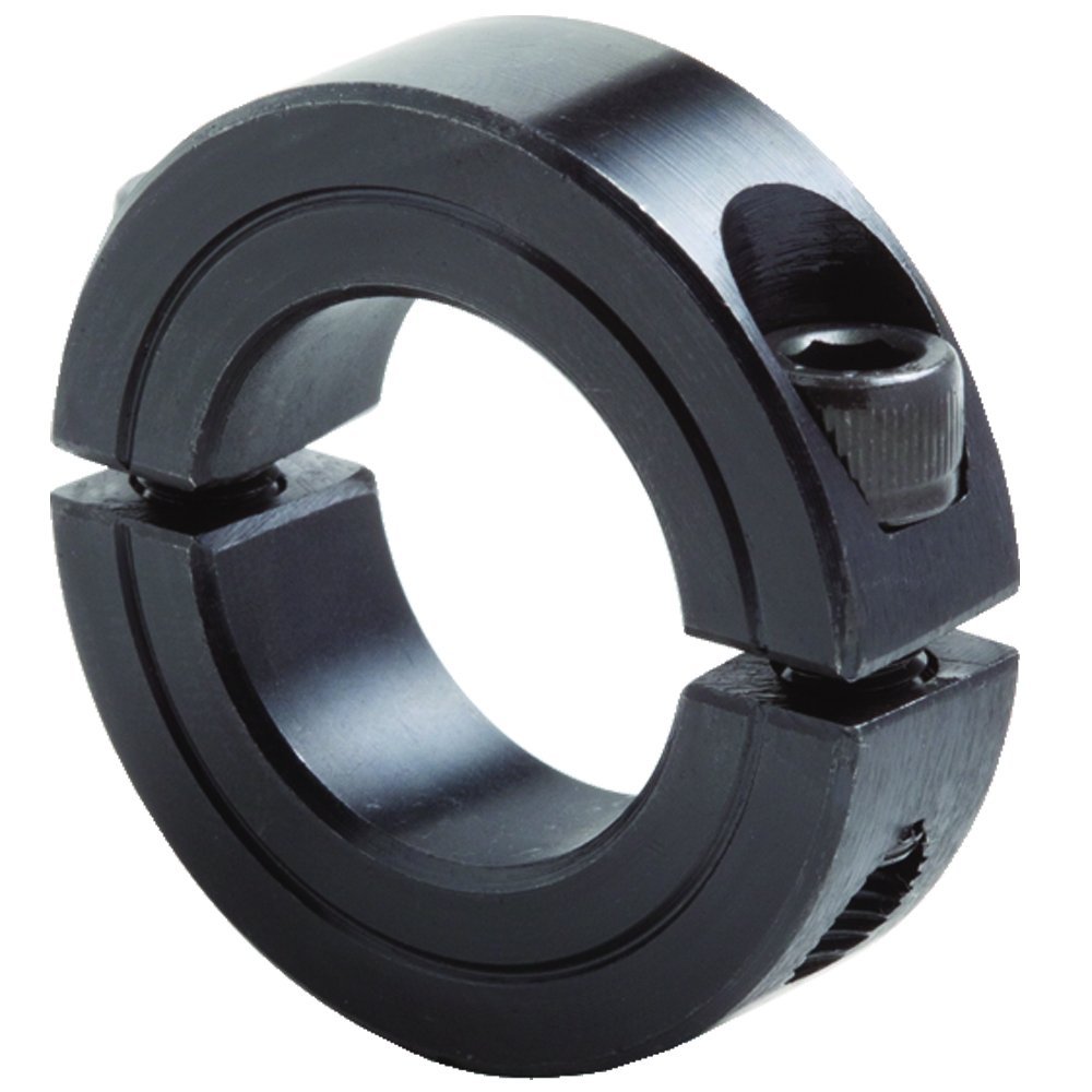 Climax Metal 2C-106, 2C-Series Two-Piece Clamping Collar, Black Oxide Steel (Pack of 20 pcs)