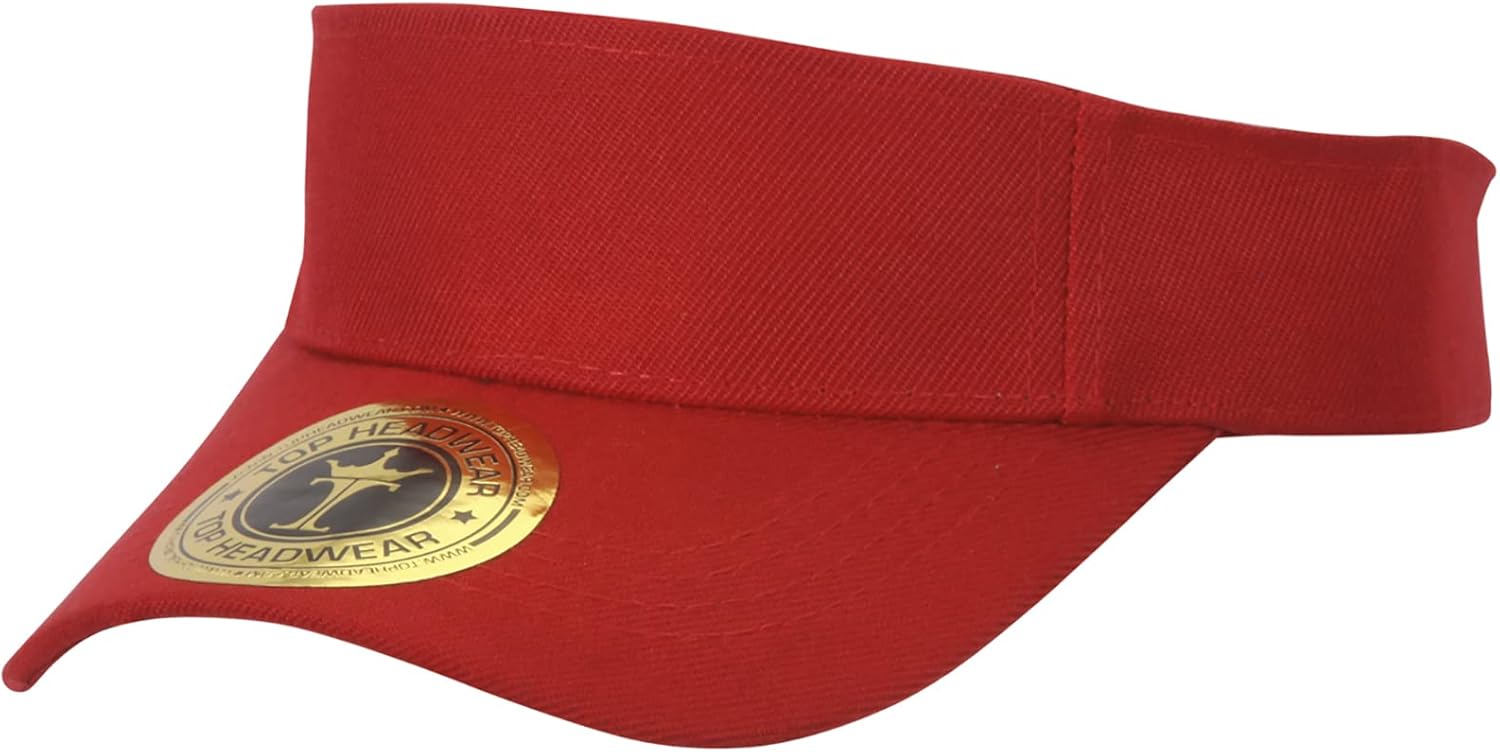 TOP HEADWEAR Blank Kids Sun Protect Visor Adjustable