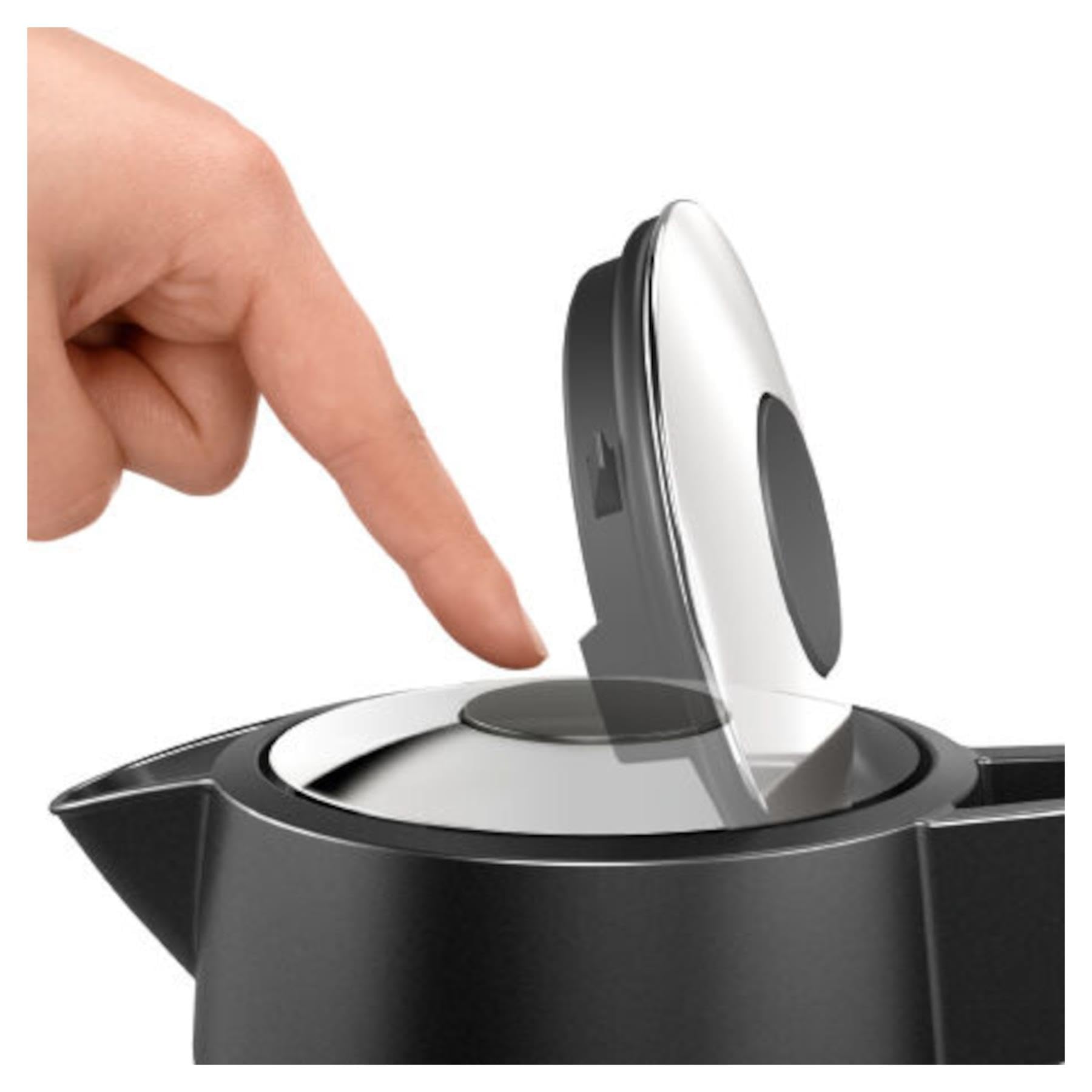 Bosch DesignLine - Hervidor de agua (1,7 l) Parte frontal cepillada. acero inoxidable