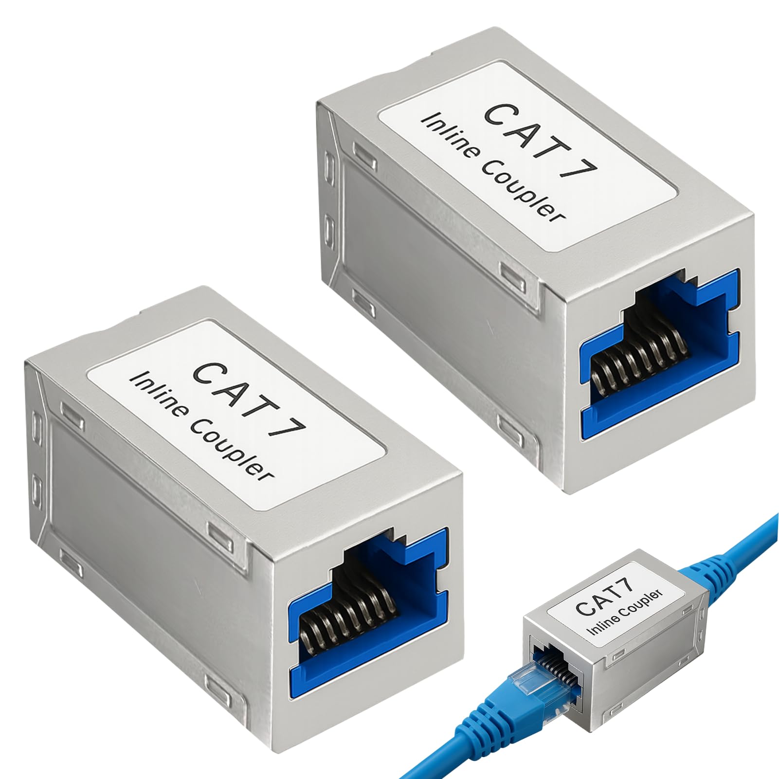 10Pcs Connettori RJ45 VCELINK Cat7/Cat6A - Plug Passanti Schermati Con Barre Di Carico, Per Rete 10Gb - Foto 5