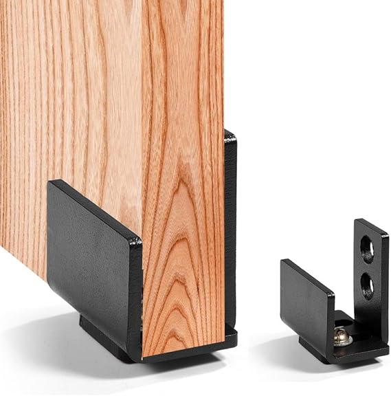 Barn Door Floor Guide Heavy Duty Floor Guide Black Carbon Steel Sliding Barn Door Bottom Guide