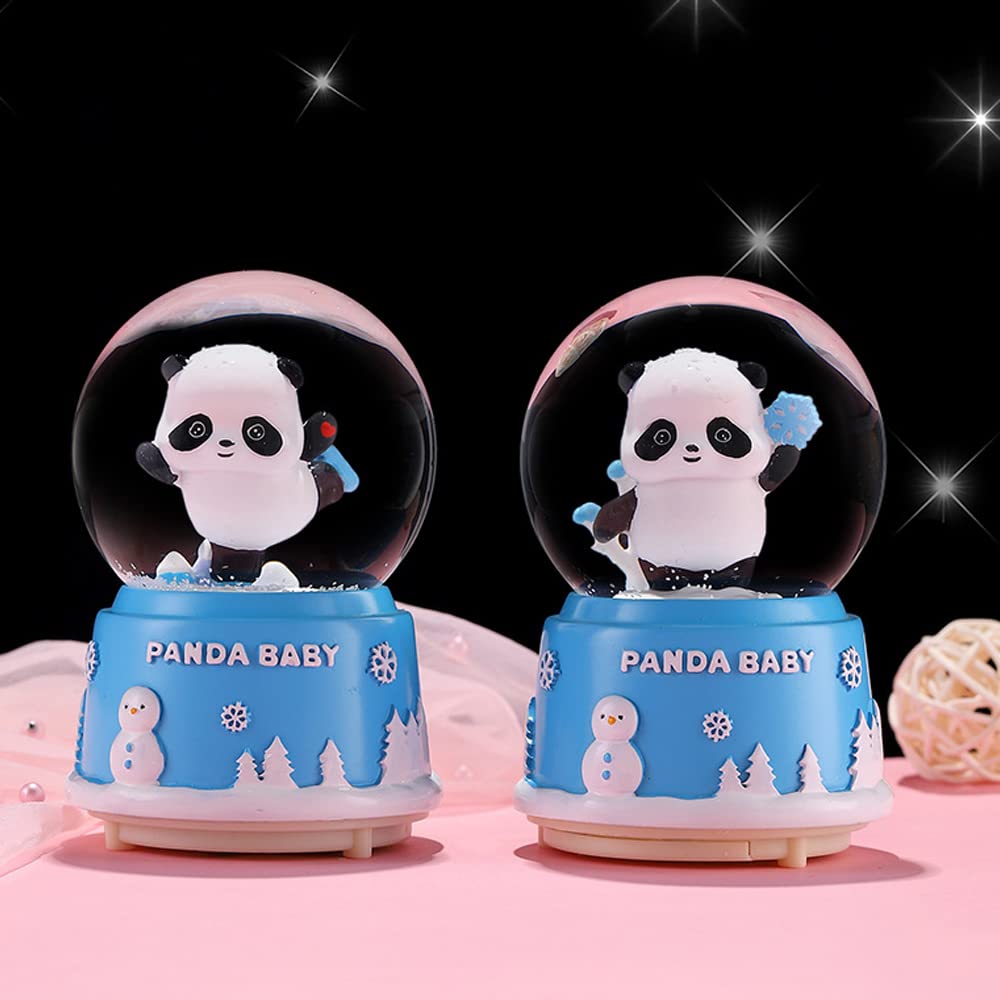 パンダ スノードーム ガラス製　ビンテージ パンダ スノードーム ガラス製 ビンテージ パンダ - スノードーム