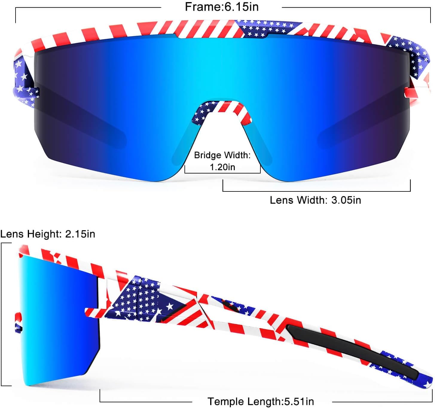 AVV Baseball Sunglasses - Polarized UV400 Cycling Glasses Men Women & Youth, Running Sunglasses for Sports Fishing & Bike - Image 4