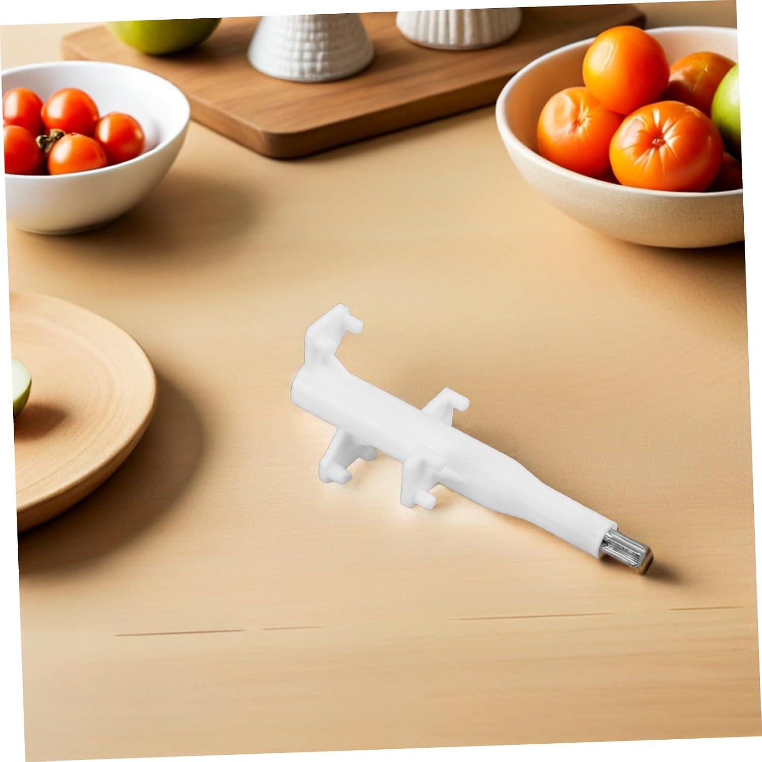 Meat Grinder Blade Shaft Replacement for 3l Grinder, Plastic Food Processor Blade Stem, Kitchen Meat Mincer Spare Part for Home Cooking
