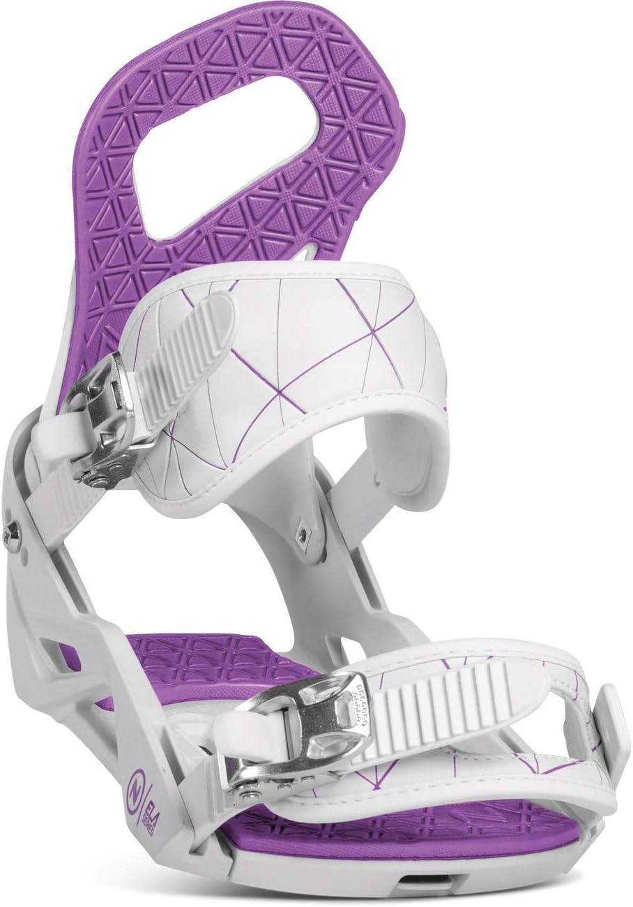 Nidecker Ela Series Snowboard Bindings 2019 - Women's White Small/Medium