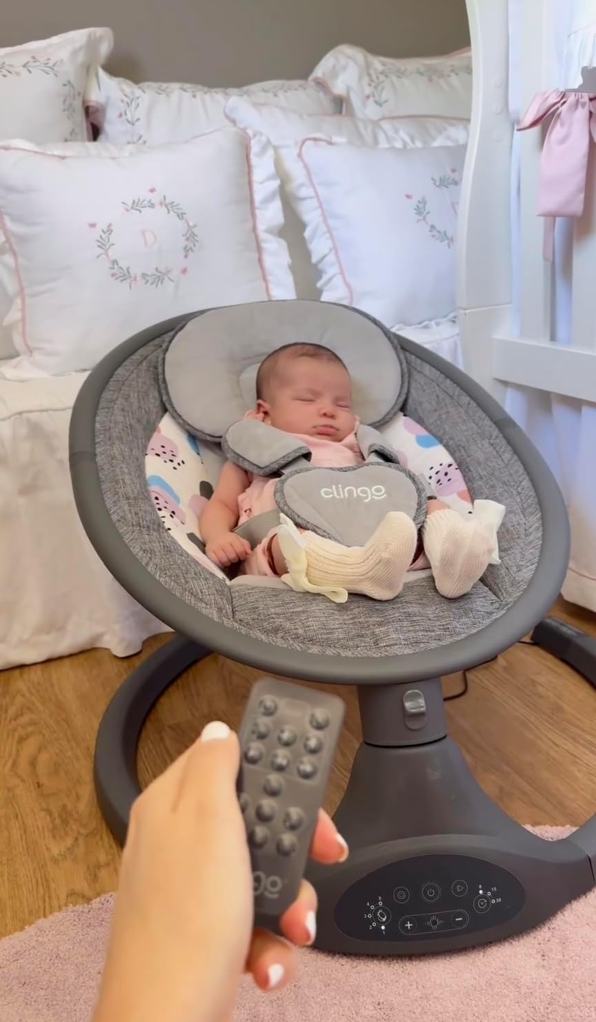 Cadeira Musical para Bebê até 9 kg Leve Portátil Musical Ruido Branco Conexão Bluetooth - Joyful Clingo Cadeira Musical para Bebê até 9 kg Leve Portátil Musical Ruido Branco Conexão Bluetooth - Joyful Clingo