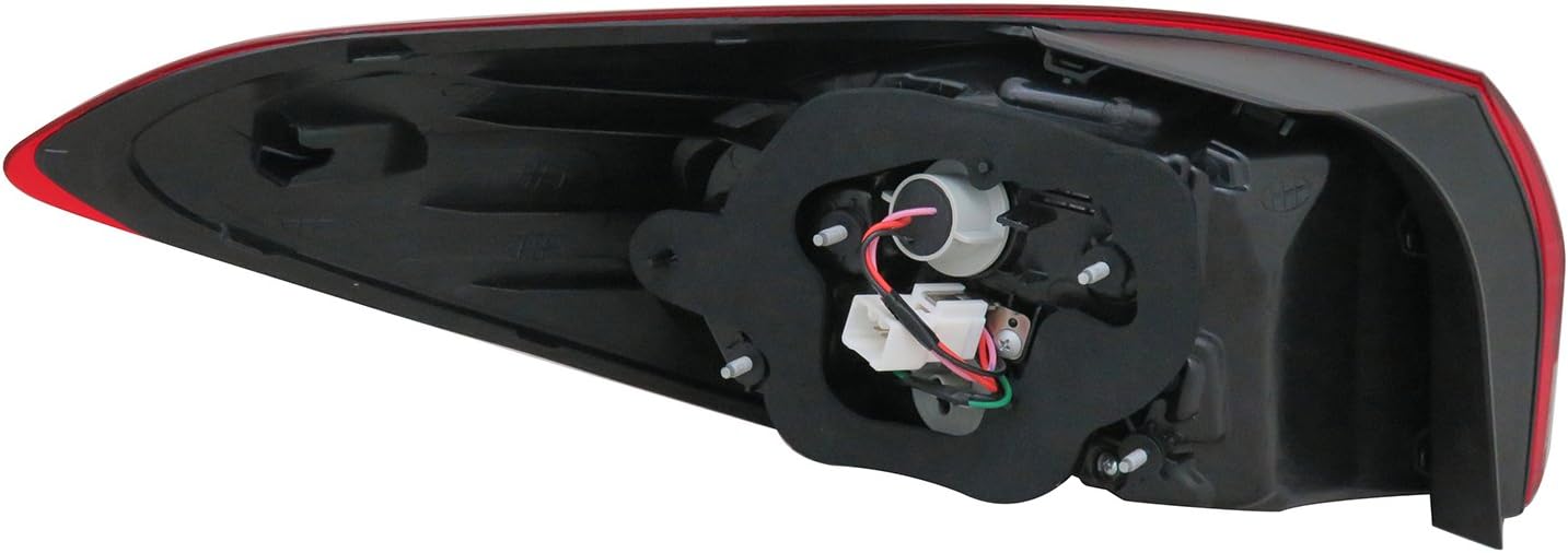 TYC Right Tail Light Assembly Compatible with 2017-2018 Kia Forte