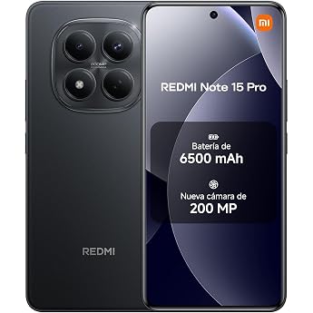 XIAOMI Redmi Note 15 Pro NFC 8 + 256 GB Colour Black IP65 AMOLED Display Android 15 Mediatek Helio G200 Ultra Processor 200 MP Camera 6.77 Inch 45 W without Charger