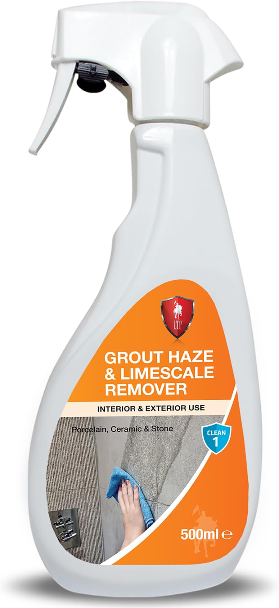 Grout Haze & Limescale Remover | Ready to Use | Interior & Exterior Use 500ml Spray
