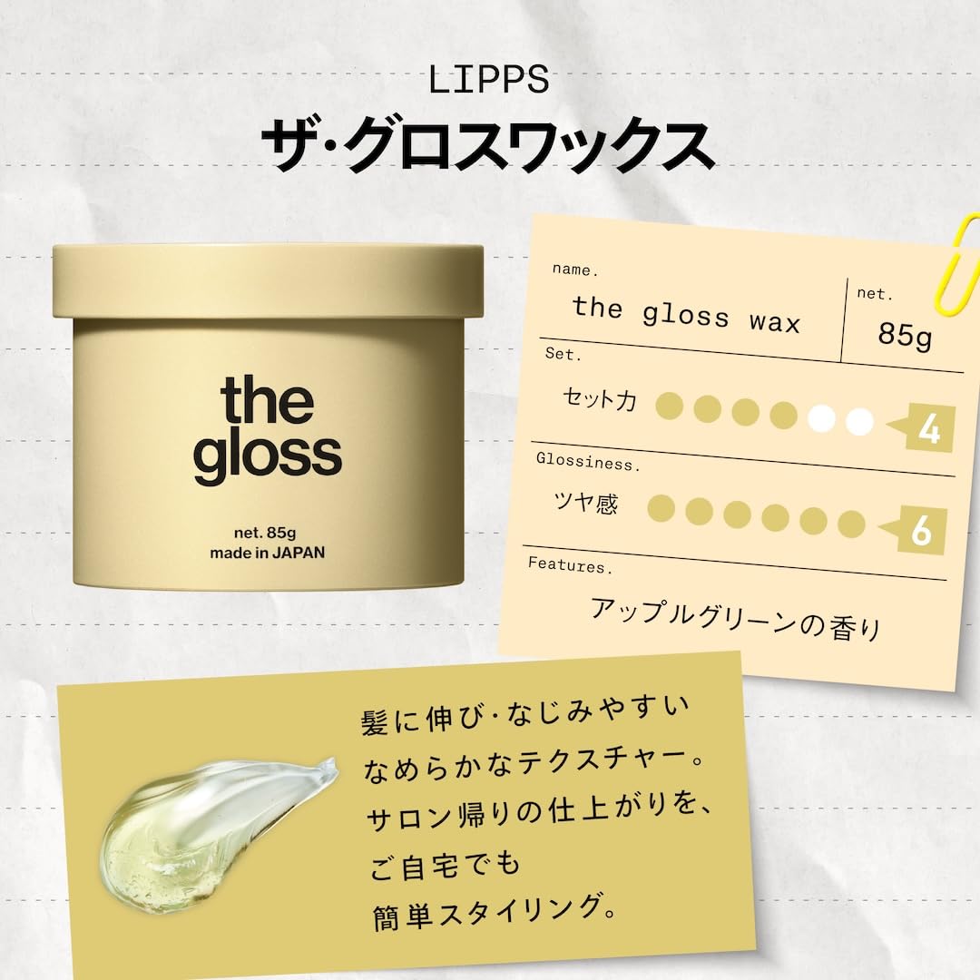 Amazon | LIPPS (リップス) ザ・グロス ワックス 85g アップルグリーン