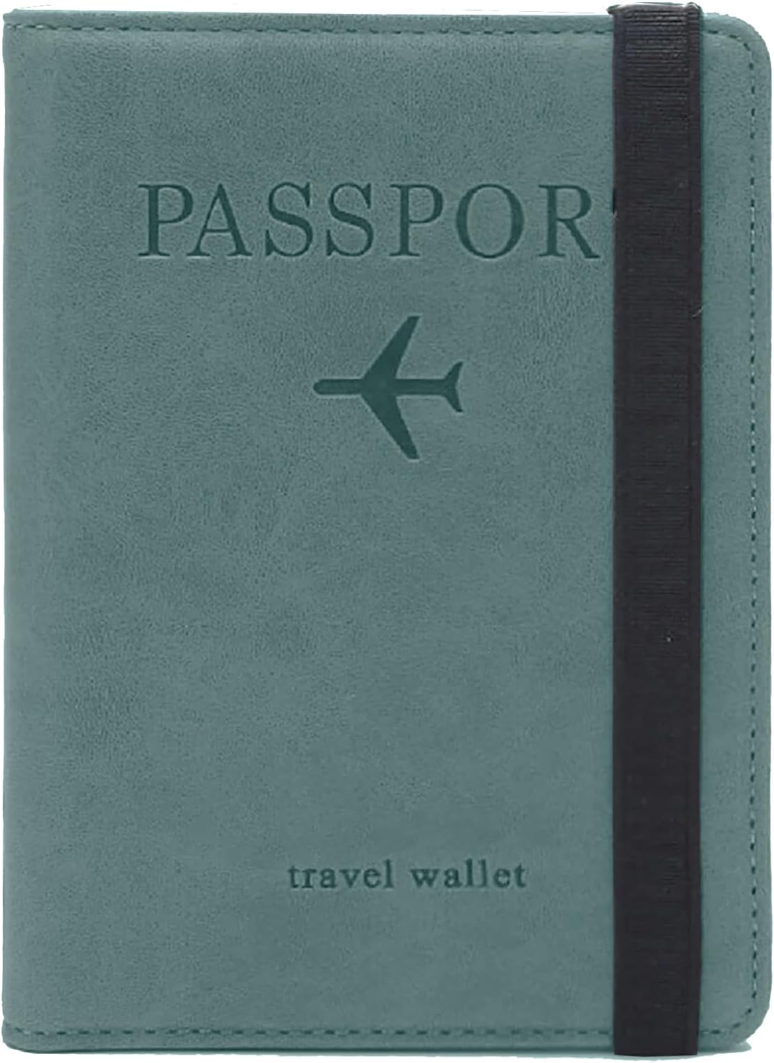 YUPPINPassport Holder Cover Wallet RFID Blocking Leather Card Case Travel Accessories for Women Men, Blue, std, American