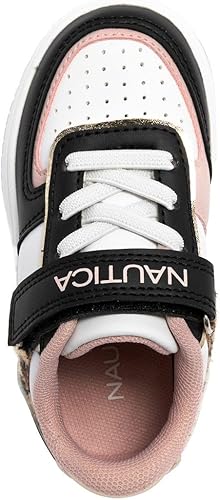 Miniatura 4 de Nautica Tenis para niñas con correa ajustable y correas elásticas Zapatos casuales cómodos (bebéniño pequeño)