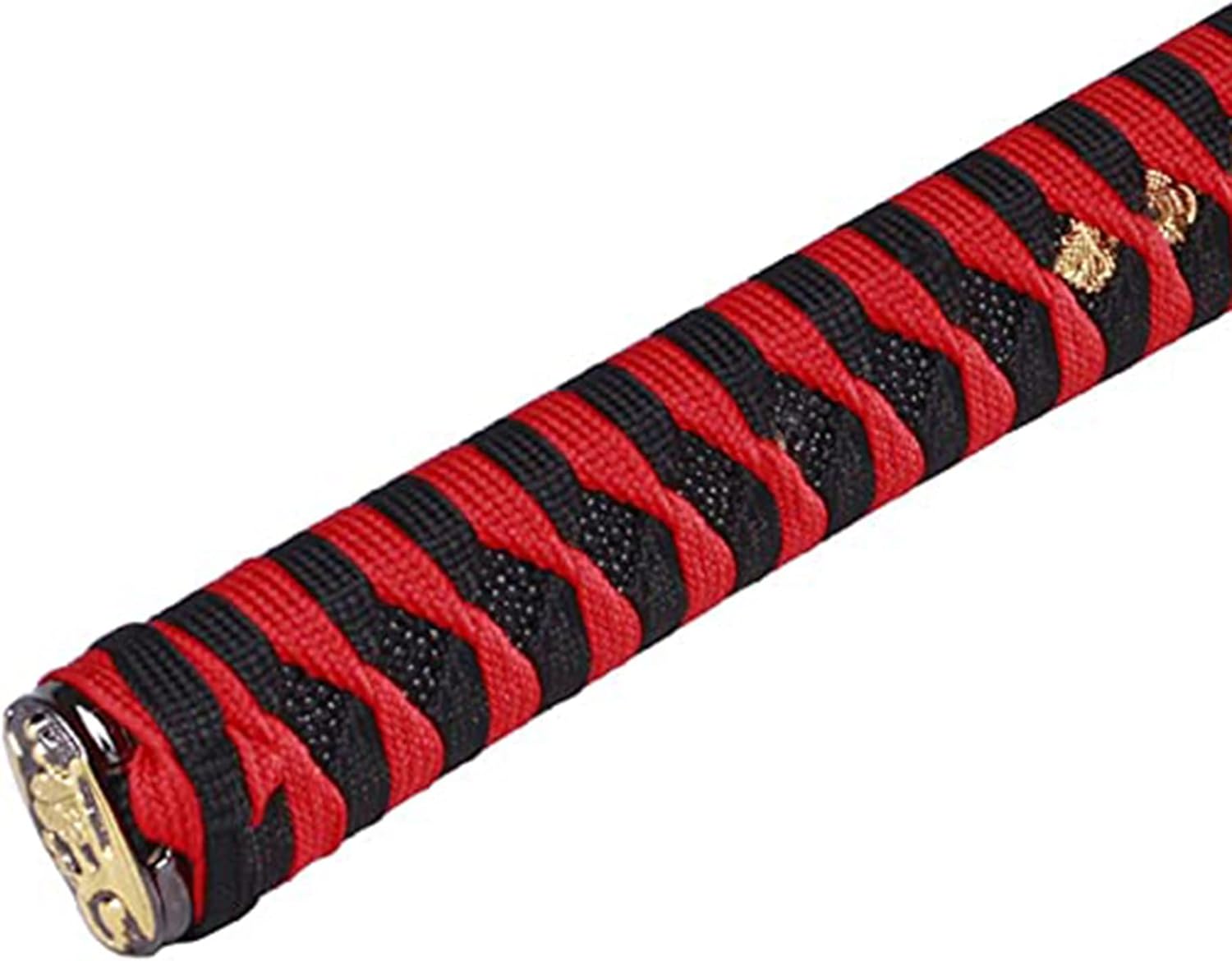 siwode Katana Handmade Full Tang Sharp, Alloy Golden Dragon Tsuba Japanese Samurai Sword High Carbon Steel 1060, 40-Inch