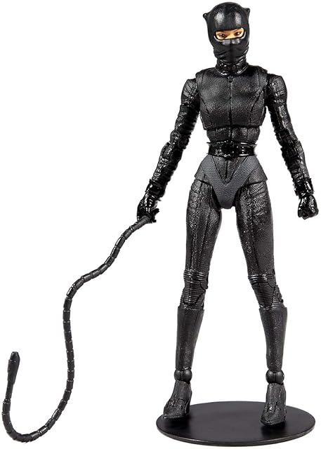 McFarlane Toys, 7-Inch DC Batman Catwoman Action Figure with 22 Moving Parts, Collectible DC Batman Movie Figure with Stand Base and Unique Collectible Character Card  Ages 12+