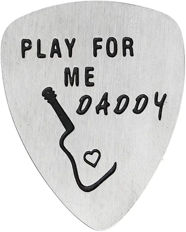 Presentes de pai para o dia dos pais, Natal, aniversário, da filha, filho, palheta de guitarra, presente para papai, pai