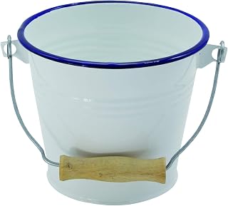 Krüger Husum Series 13214HU Mini Bucket 1.3 litres White (Diameter x Height) 14 x 13 cm