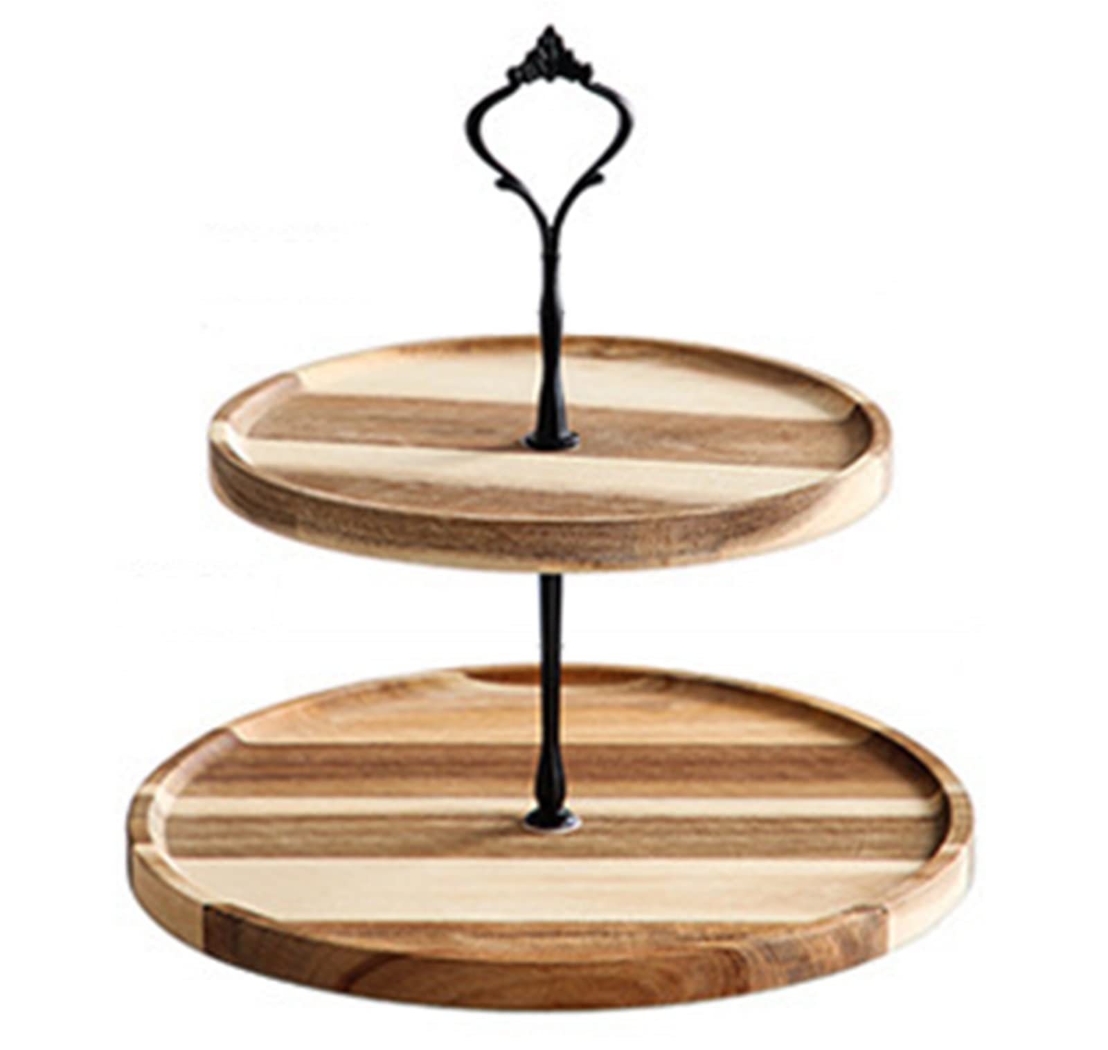 Bandejas De Verduras, Bandejas De Frutas Aperitivos Fuente De Refrigerios Despensa De Verduras Apilable Contenedores For Charcutería Cajas De Almacenamiento LYWY ( Color : Brown , Size : 25x25x25cm )