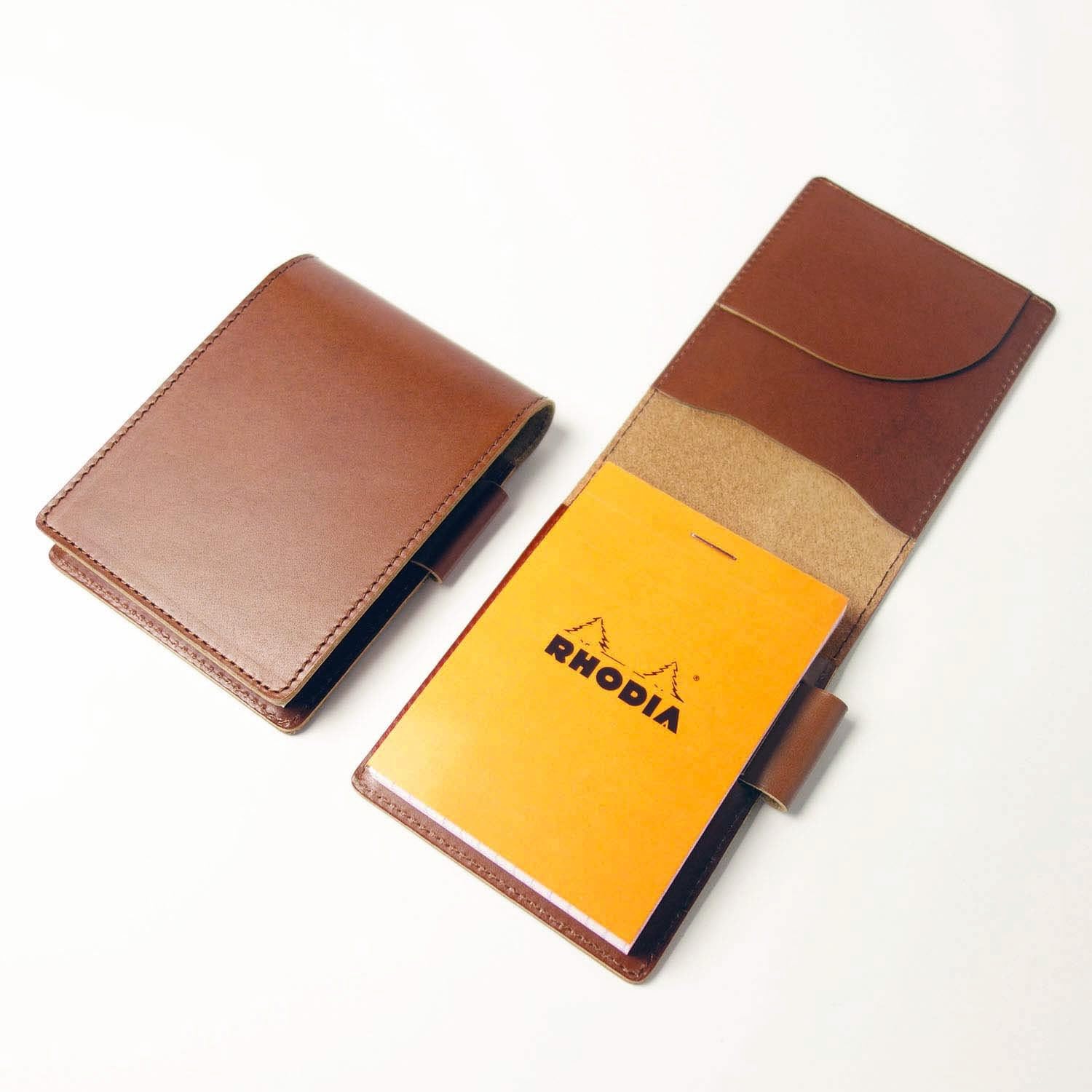 Amazon.co.jp: ロディア カバー No.11 サイズ 本革 メモ帳一冊付き