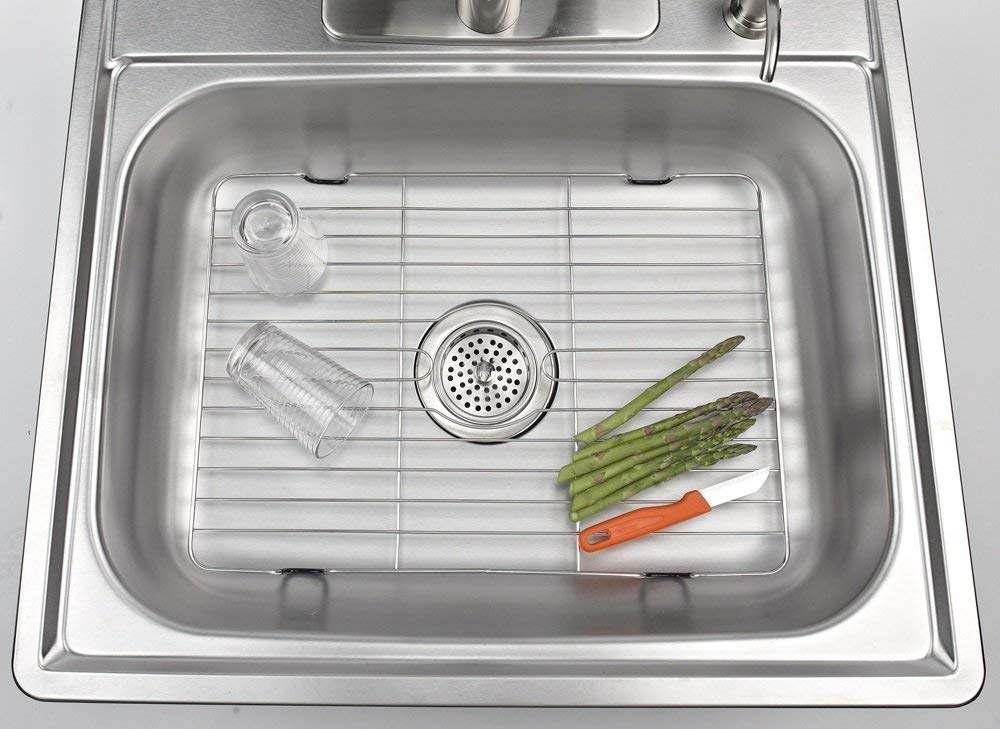 INDIAN DECOR 31567 Large Sink Protector, Stainless Steel (B07P7XY3P2) Amazon Price History, Amazon Price Tracker