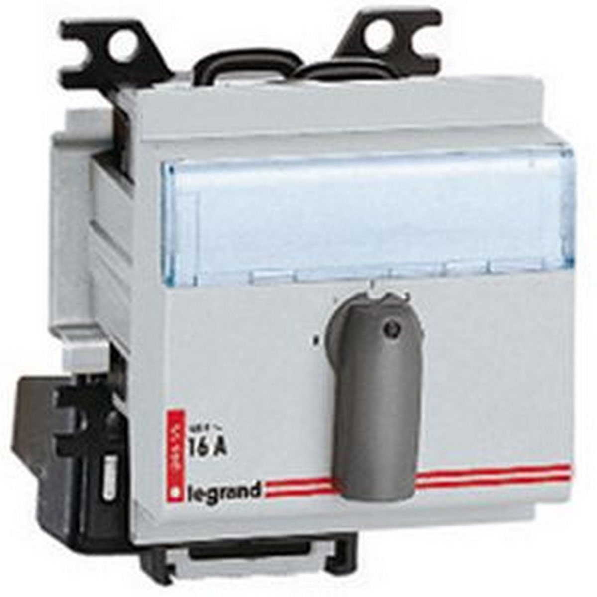 Legrand LEG04658 - Commutatore a 2 vie con comando di arresto, 2 poli, 400 V, 16 A