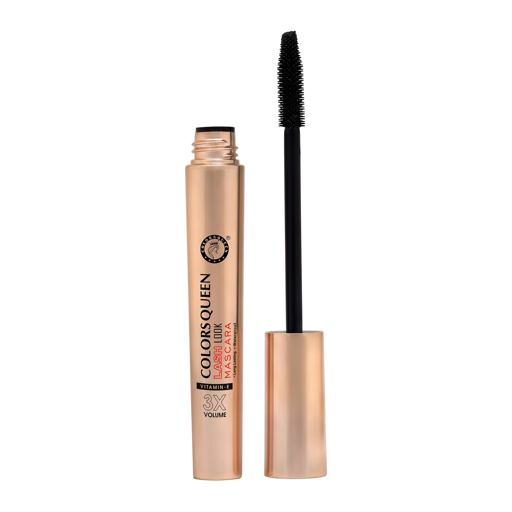 Colors Queen Lash Look Long Lasting Lengthening Mascara – 9ml – Black | Max Definition & Long Curl Lashes | Smudge Proof & Waterproof Mascara for Eye Makeup-image-7