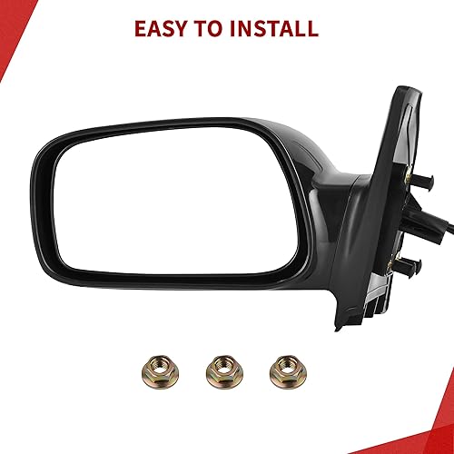 Miniatura 4 de YITAMOTOR Espejo lateral izquierdo del conductor compatible con Corolla CE 2003 2004 2005 2006 2007 2008 Corolla CE ajuste de potencia no