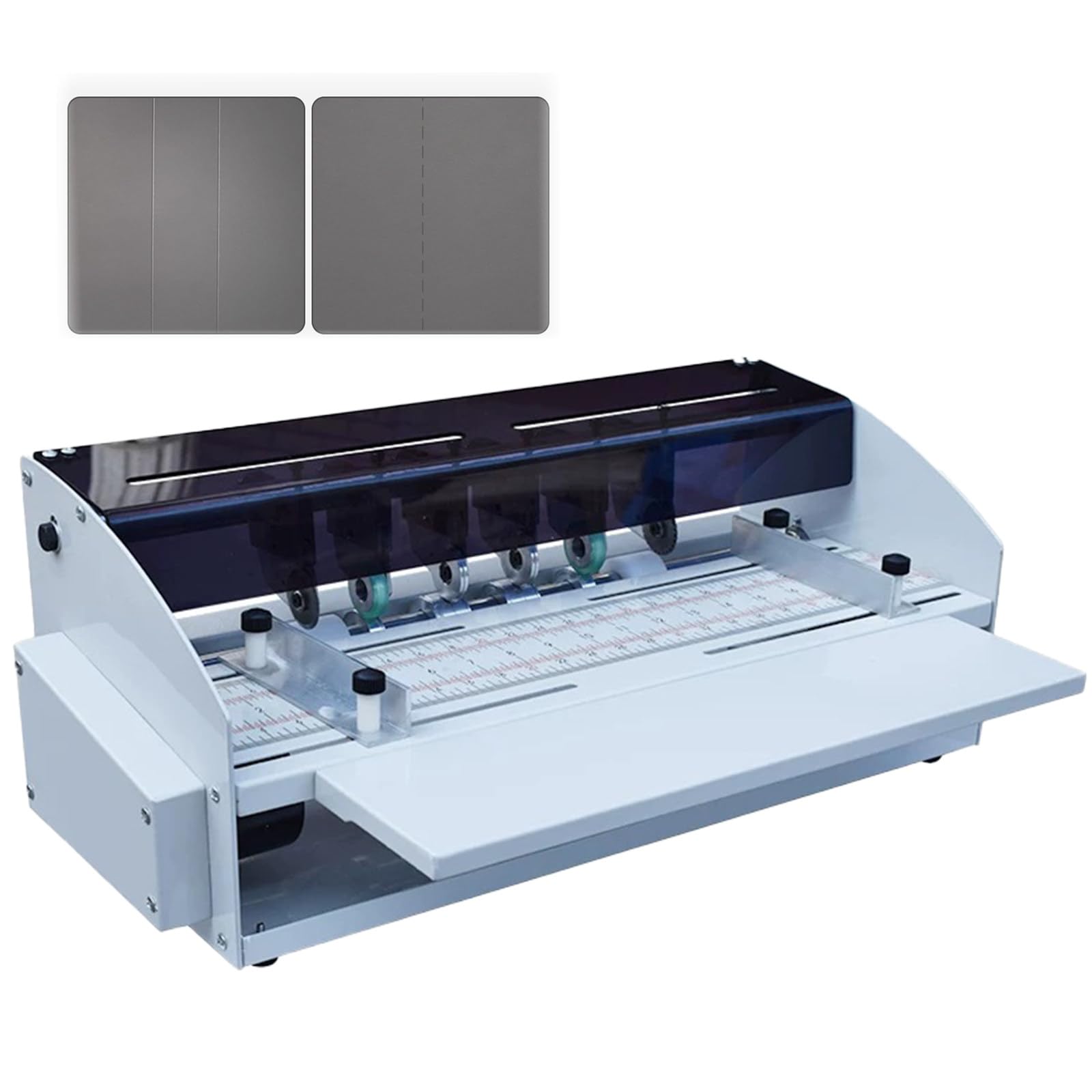 BITYCOW 18.5inch(470mm) Electric Paper Creaser, 3-in-1 Professional Scorer Perforator Cutter, for Cardstock up to 500gsm, Ideal for Invitations
