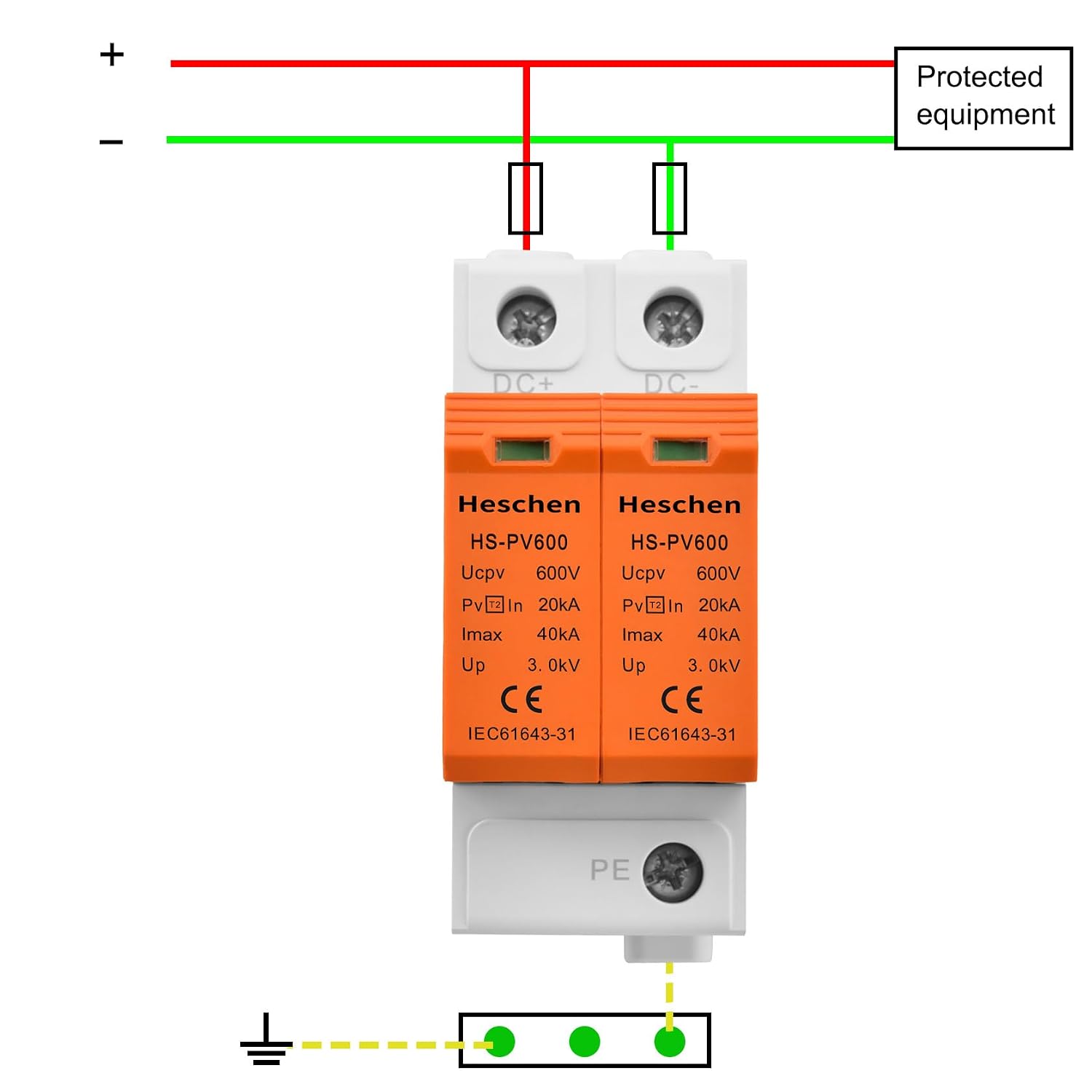 Heschen HS-PV600 wiring diagram