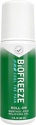 Gel Biofreeze para aliviar el dolor de artritis, 3 onzas, analgésico tópico frío, de acción rápida y alivio prolongado del dolor de los músculos,
