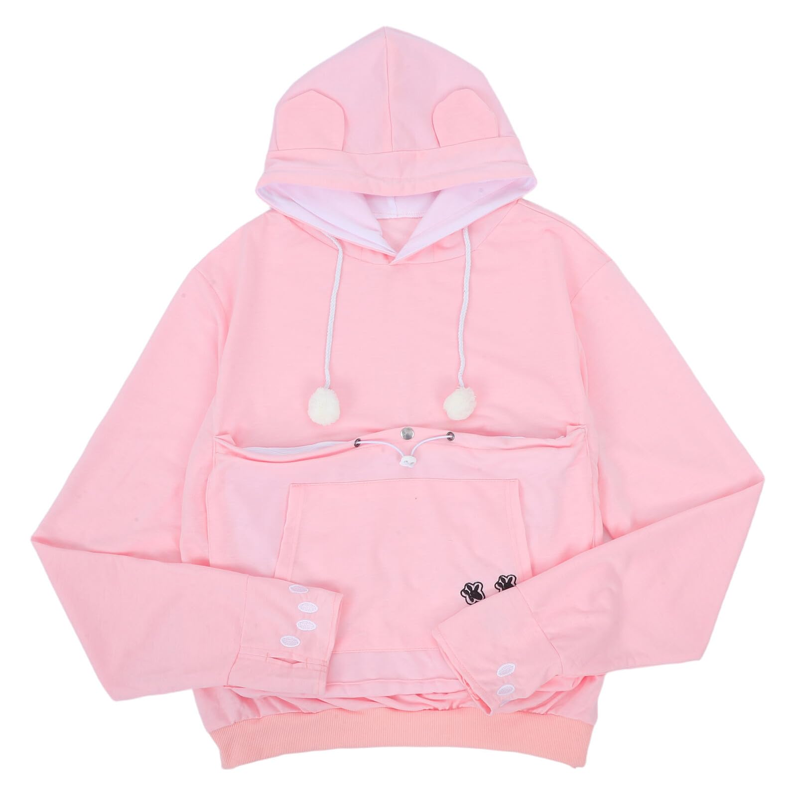 Sweat à capuche animaux pour balades avec chat et petit chien VICASKY L