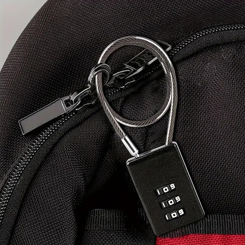 Image of Istara Combination Travel Number Lock | Portable Luggage Lock | 3 Digit Code Number Pad Lock | Sliding Combination Lock | Anti Theft Protection Tool for Luggage /Travel /Cars /Bicycles (Model-5)