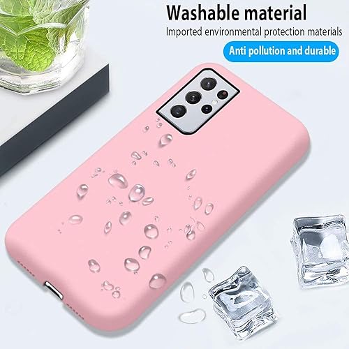 Miniatura 5 de Paquete de 8 fundas para Samsung Galaxy S21 Ultra 5G, carcasa de silicona a prueba de golpes para Galaxy S21 Ultra de 6.8 pulgadas (2021), rojo,