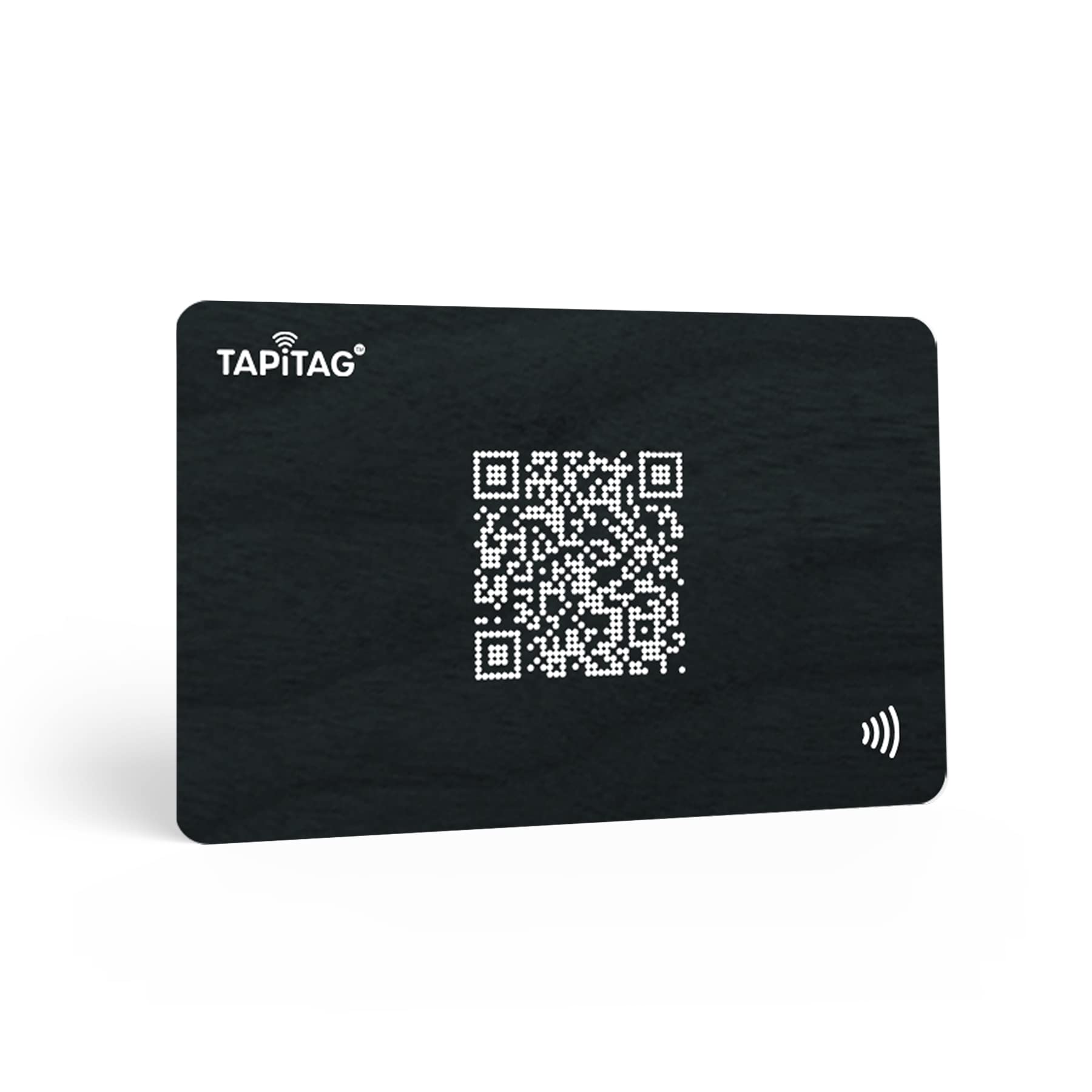 TAPiTAG Tarjeta de Visita Digital de Madera – Sin Suscripción – Tarjeta Contactless con NFC, Código QR y Perfil Online para Networking y Eventos Profesionales
