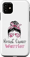 Vista 8 de iPhone 16 Breast Cancer Warrior Breast Cancer Awareness Case