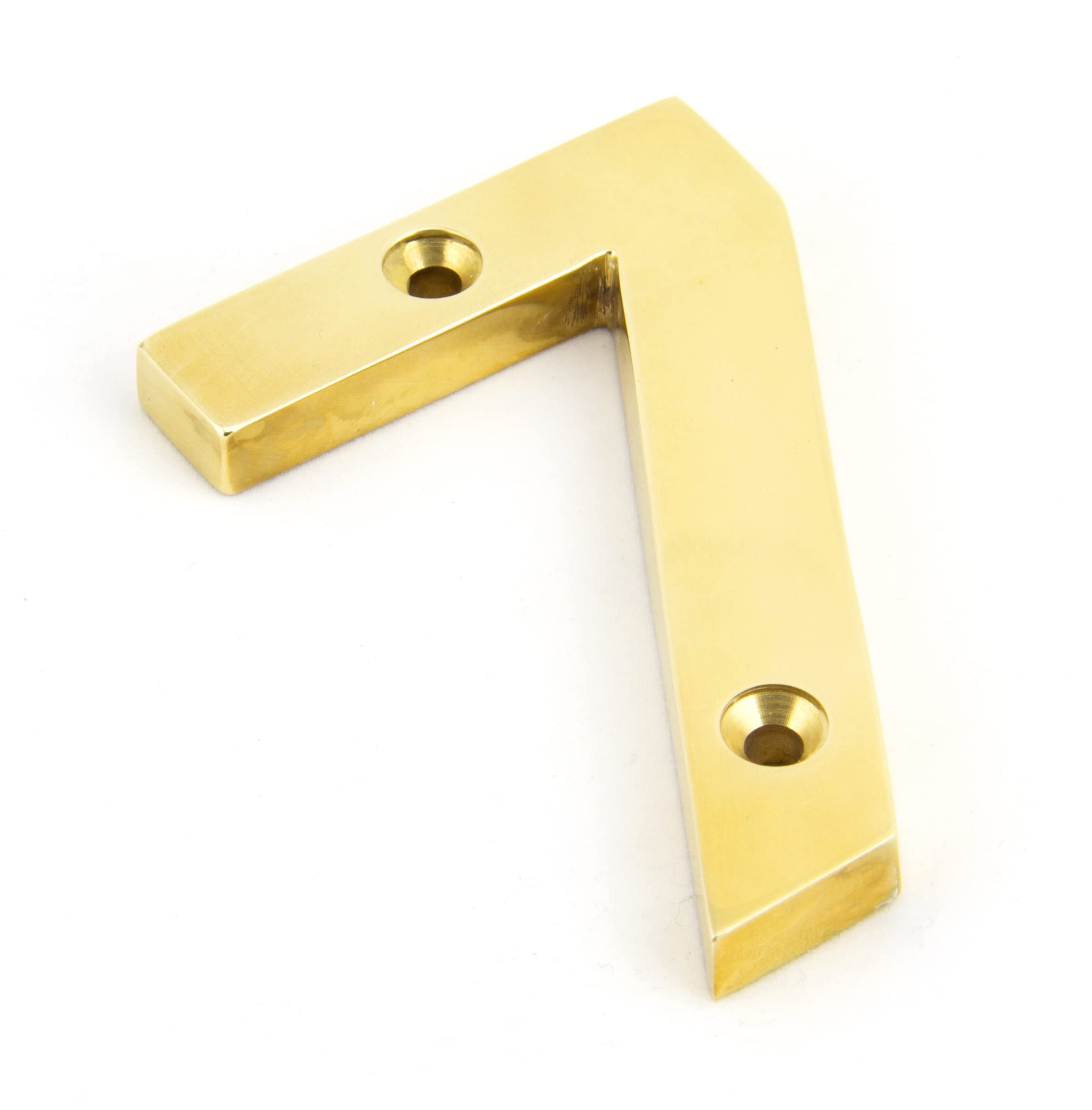 From The Anvil 83717 Polished Brass Numeral 7