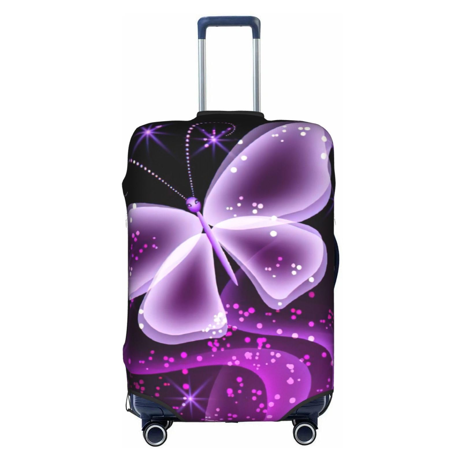 Housse de protection pour valise extensible motif papillon L - 8