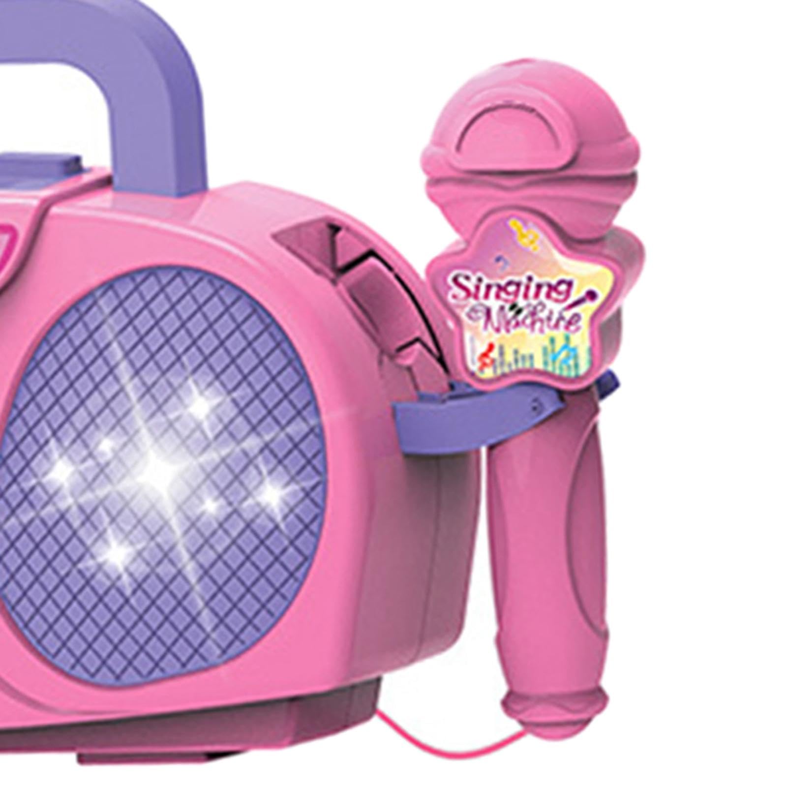 Sharplace Microfono per Bambini, Mini Altoparlante Multifunzione per, Giocattolo Educativo per La Scuola, attività All'aperto E a Casa, Rosa