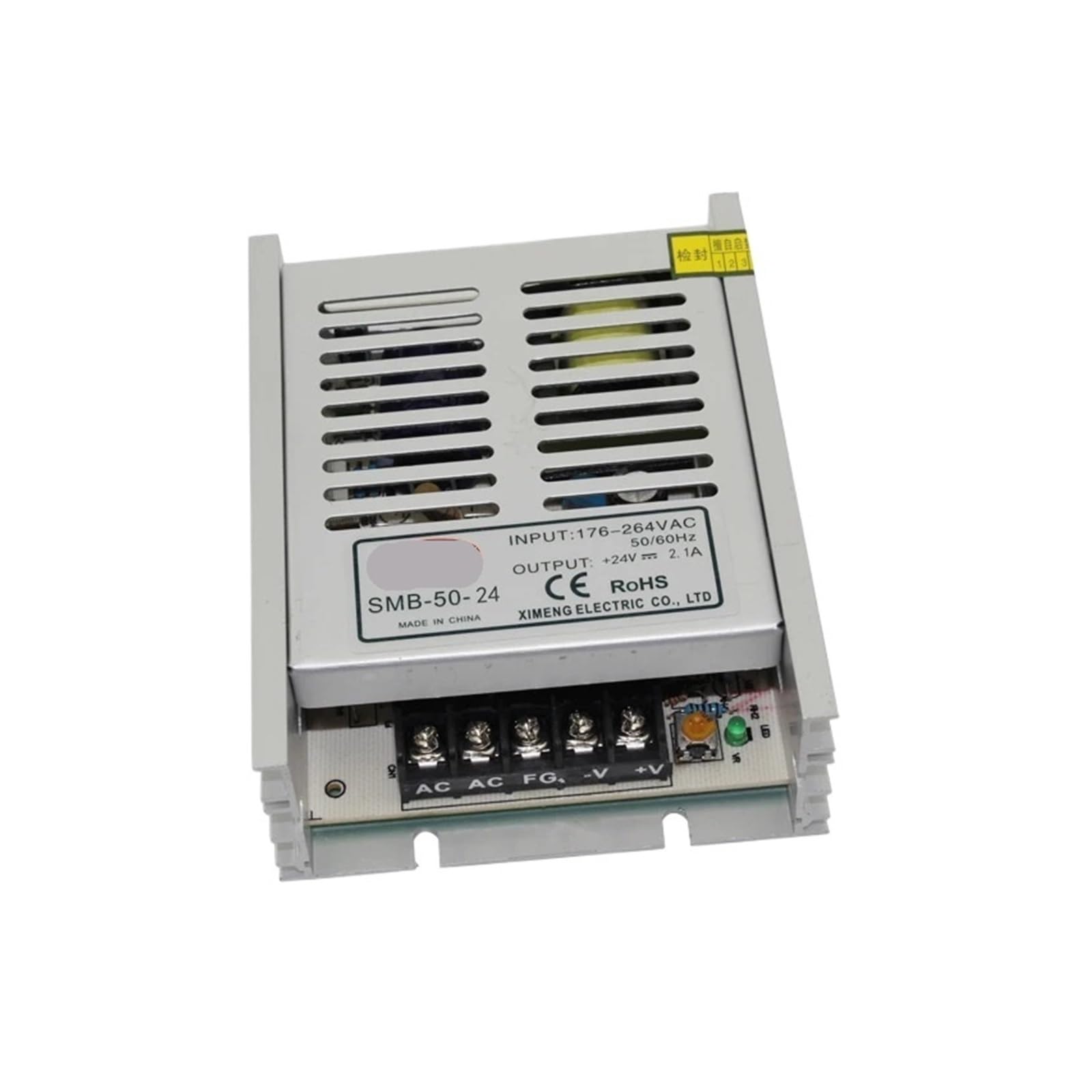 Alimentation à découpage 24V 2A 50W résout le manque de place en faux plafond