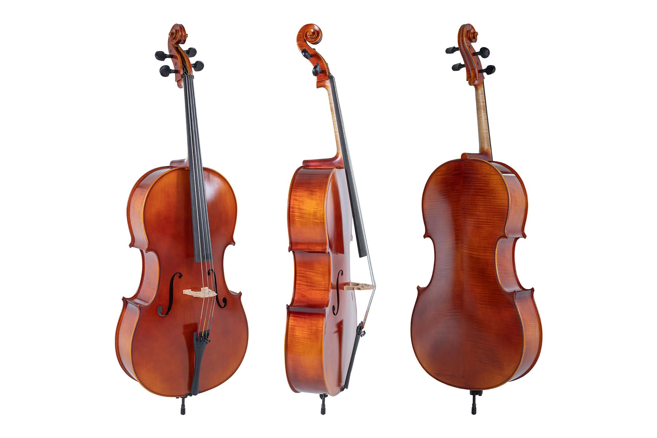 GEWA violonchelo, juego de violonchelos serie Ideale VC2-1/4 listo para tocar, incl. bolsa, arco de carbono, cuerdas Larsen Aurora