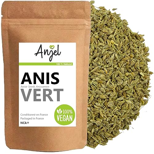 Semillas de anís verde enteras 100% naturales - Semilla de anís verde entero - NCA (250)
